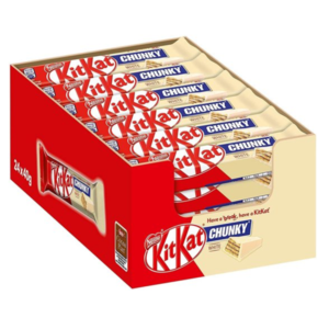 KitKat White Chunky Single - 24 x 40 gram