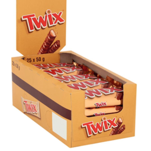 Twix Chocolade Reep - 25 x 50 gram