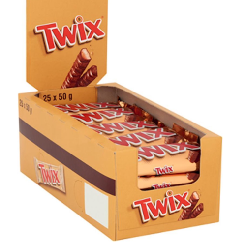 Twix Chocolade Reep - 25 x 50 gram