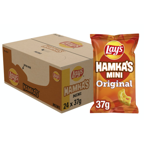 Lay's Mini hamka's chips - 24x 37gr Lay's Mini hamka's chips - 24x 37gr