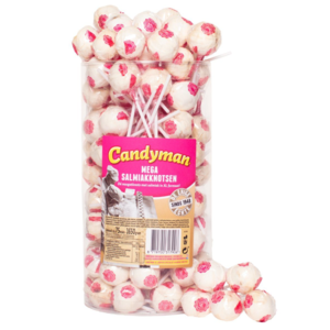 Candyman Mega Salmiakknotsen - 75 stuks