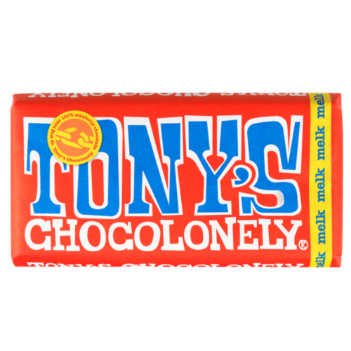 Tony's Chocolonely Melk Chocolade Reep - Melkchocolade Reep - 180 gram