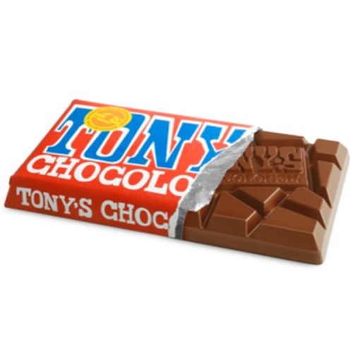 Tony's Chocolonely Melk Chocolade Reep - Melkchocolade Reep - 180 gram