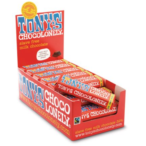 Tony's Chocolonely Chocolade Reep Melk - 35 x 50 gram