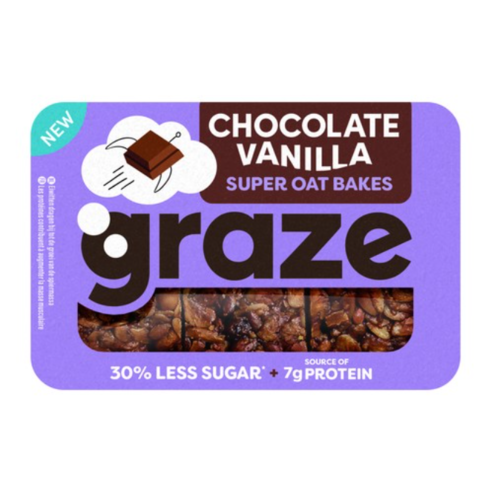 Graze | Chocolate Vanille Bar | 6 x 53 gram