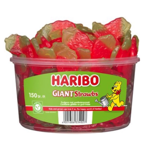 Haribo Fruitgum Aardbeien - 150 stuks