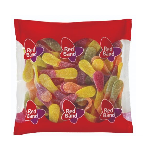 Haribo Red band zure tongen 1 kg