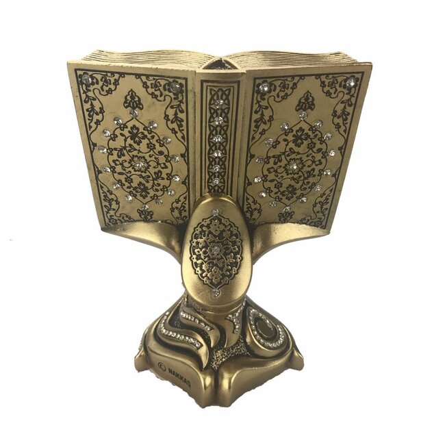 Gunes Islamic Decoration Qoran Allah & Mohammed Gold