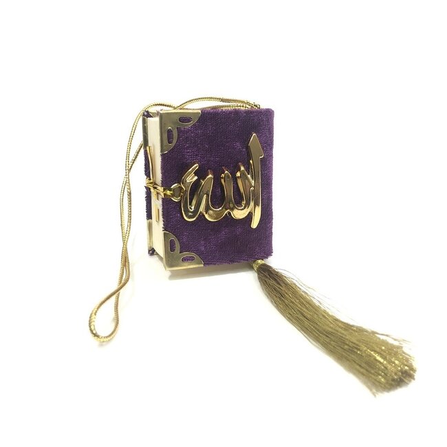 Mirac Car Decoration  Mini Koran loose Purple