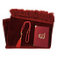 Mirac Geschenkset Rood met Velure Gebedskleed , Parel Tasbih en Mushaf Yasin boek