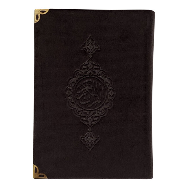Mirac  Qur'an velvet black