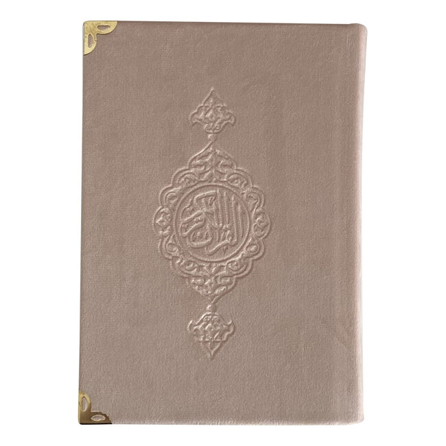 Mirac  Qur'an Velvet Light Pink