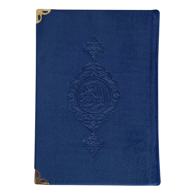 Mirac Koran Velvet Blauw