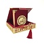 Mirac  Cardboard Luxury box with Koran and tesbih Bordeaux