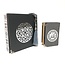 Mirac  Cardboard Luxury box with Koran and tesbih Dark Gray - Silver