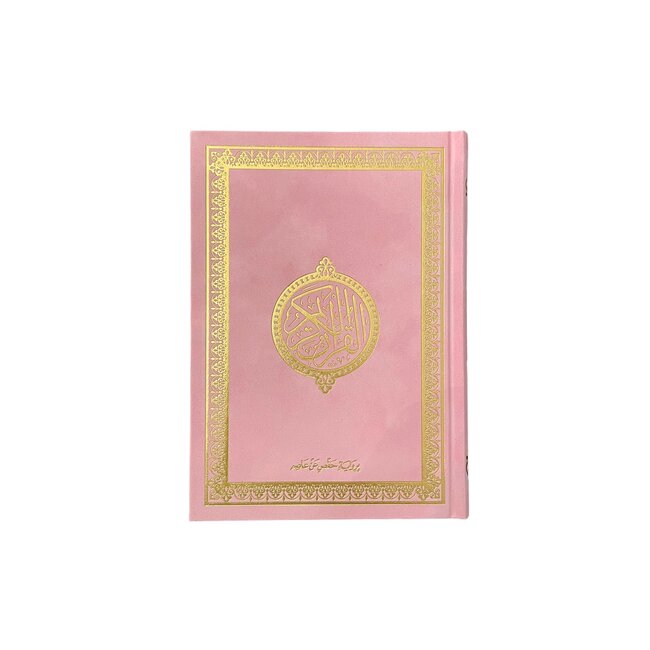 Mirac Suede Qur'an Pink