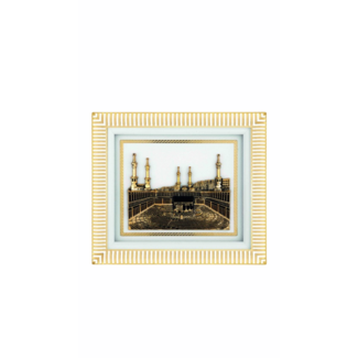 Gunes Islamitische lijst Kabe Wit / Goud