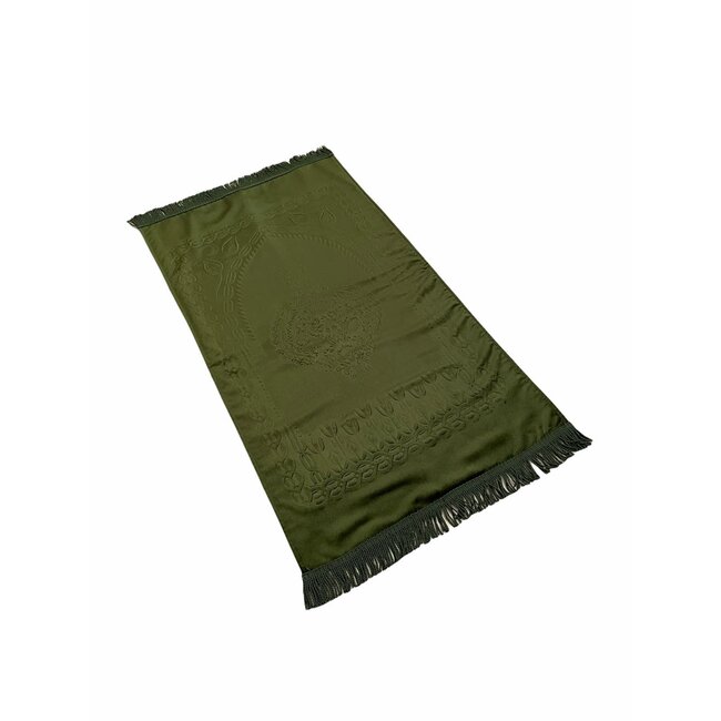 Mirac  Platinum Prayer Rug Green