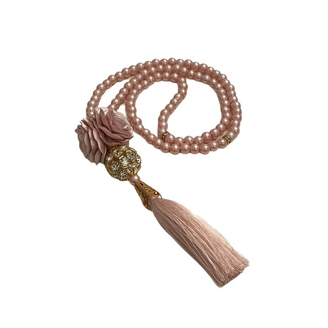 Mirac Pearl tasbih pink