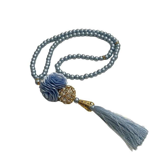 Mirac Pearl tasbih blue