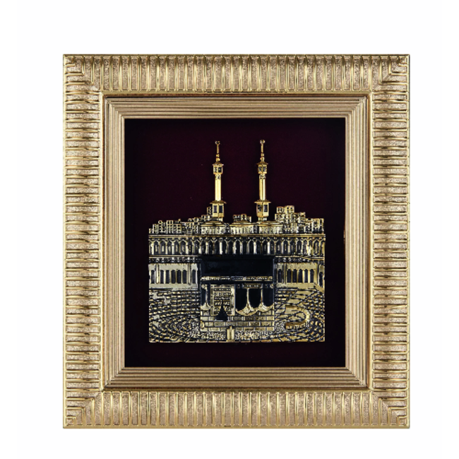 Mirac Islamic frame Kaba  Black / Gold