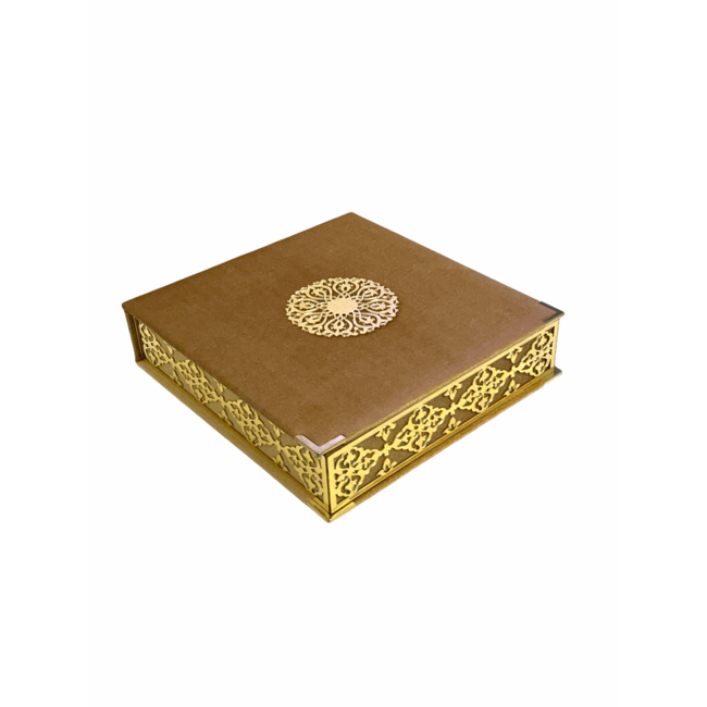 Mirac Luxe box plex met Koran en tasbih goud
