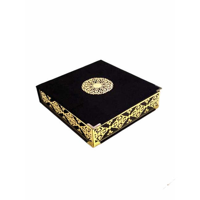 Mirac Luxury box plex with Koran and tasbih black