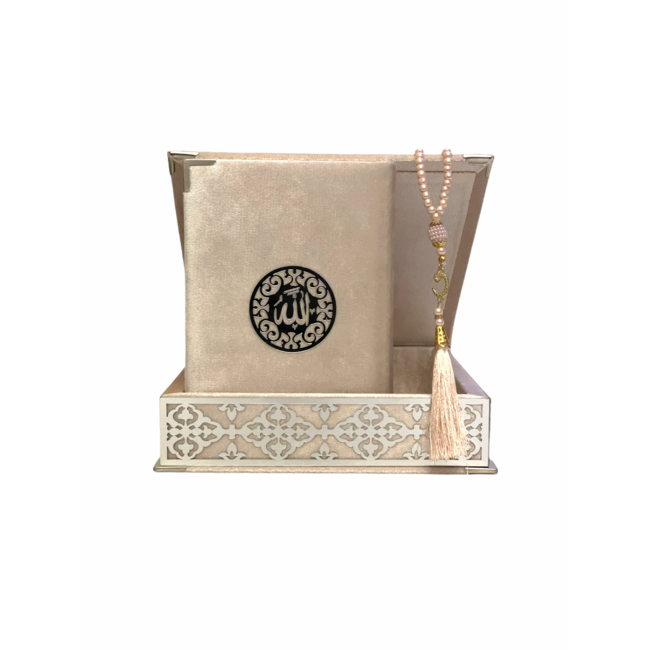 Mirac Luxe box plex met Koran en tasbih roze