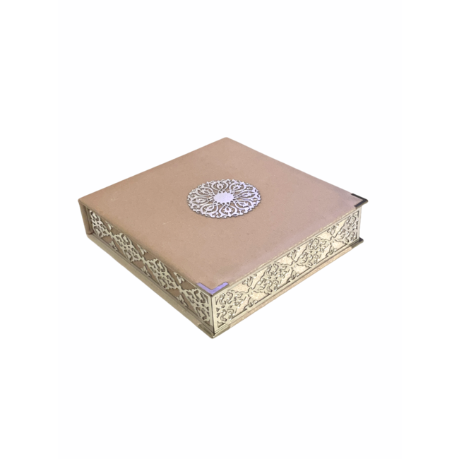 Mirac Luxury box plex with Koran and tasbih pink