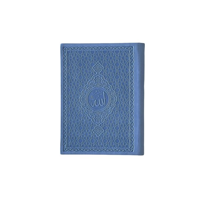 Mirac Mushaf / Yasin doe'a boek in een lederen kaft blauw