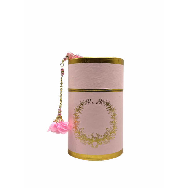 Mirac Geschenkset tafta in een Cilinder box roze