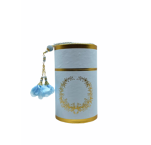 Gift set tafta in a Cylinder box blue