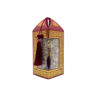 Mirac Geschenkset Bade met een gebedskleed en een parel tasbih in een luxe kartonnen box rood