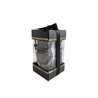 Mirac Geschenkset Zwart met gebedskleed en Parel Tasbih