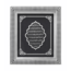 Mirac Islamic frame Selcuklu Ayet-el Kursi black/silver