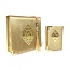 Mirac Luxury box with plex, Koran and tasbih Small Gold