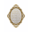 Mirac Islamic frame Oval Ayet el Kursi white/gold