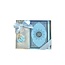 Mirac Gift set Azra with Koran, Prayer Rug and Tasbih Blue