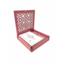 Mirac Mirac wooden Quran box with a Dutch translated Quran, prayer rug and a tasbih pink
