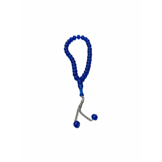 Mirac Tasbih 33 kralen blauw