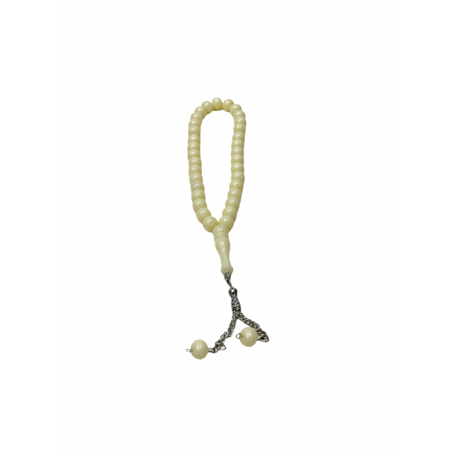 Mirac Tasbih 33 kralen creme