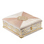 Mirac Luxury box with plex, Koran, Prayer Rug and Tasbih Pink