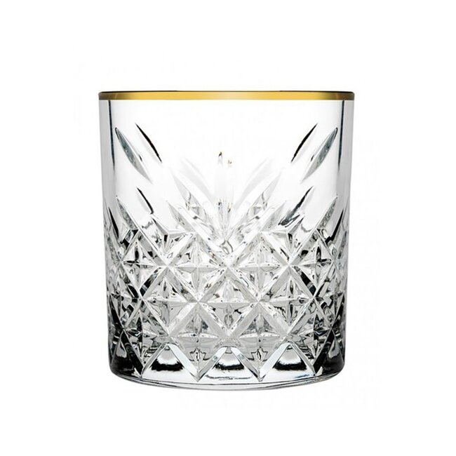 Pasabahce Pasabahce Timeless GOLD drink glazen