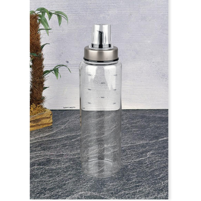 Mirac KRD glass oil bottle