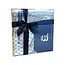 Mirac Geschenkset emirgan donker blauw met Gebedskleed, Tasbih en Mushaf / Dua boek