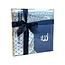 Mirac Gift set emirgan dark blue with Prayer Rug, Tasbih and Mushaf / Dua book