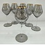 Mirac INALTO drinking glasses with a gold rim