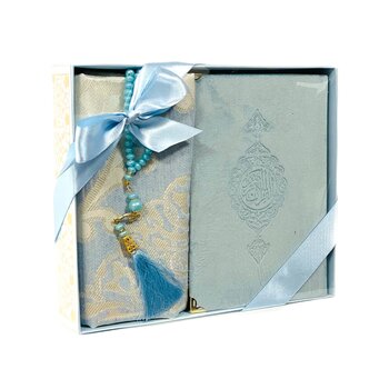 Gift set with a suede Koran