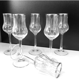 Mirac OCL glasses with a silver rim