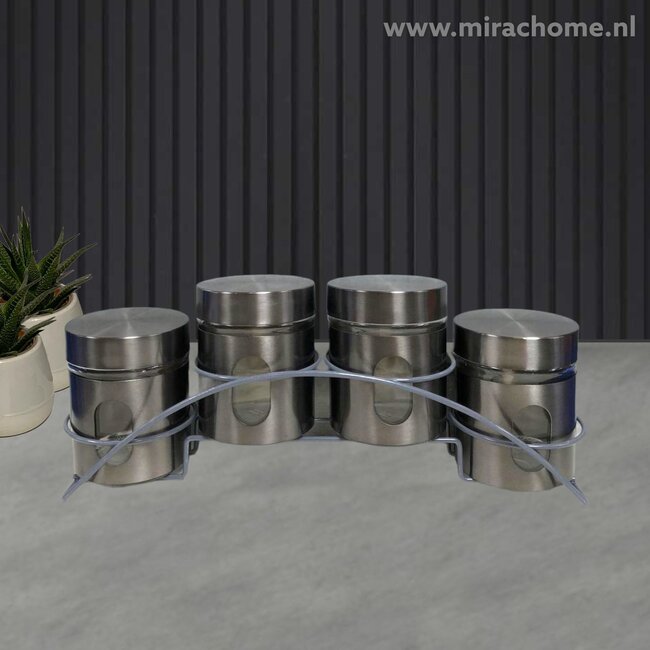 Mirac Storage jars 5 pieces